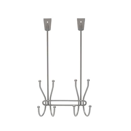 Kenney Mfg Over the Door Storage Hook, Polished Pewter KN61558V2